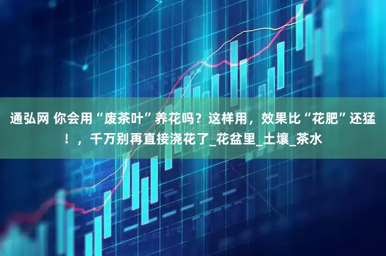 通弘网 你会用“废茶叶”养花吗？这样用，效果比“花肥”还猛！，千万别再直接浇花了_花盆里_土壤_茶水